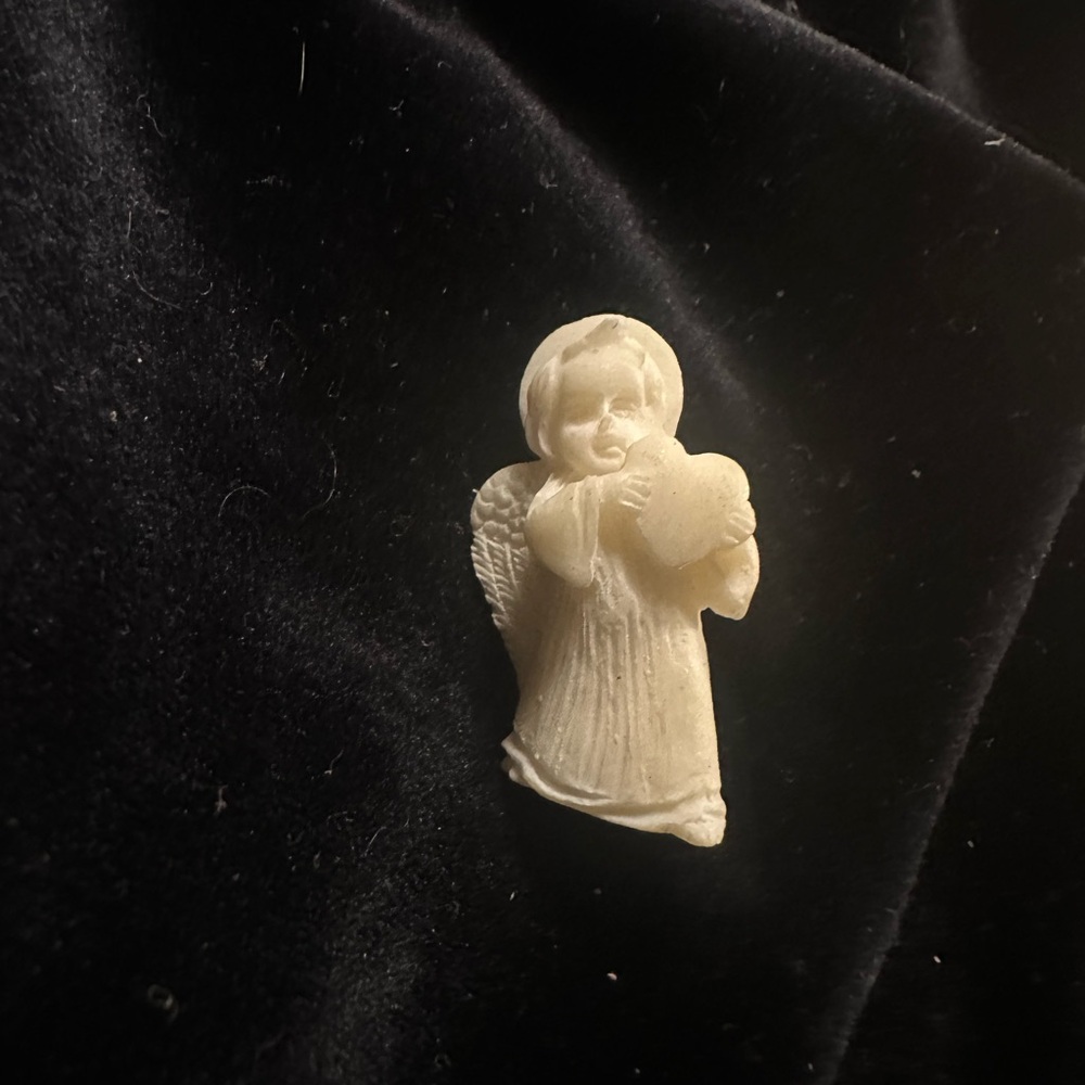 Cream Angel Figurine